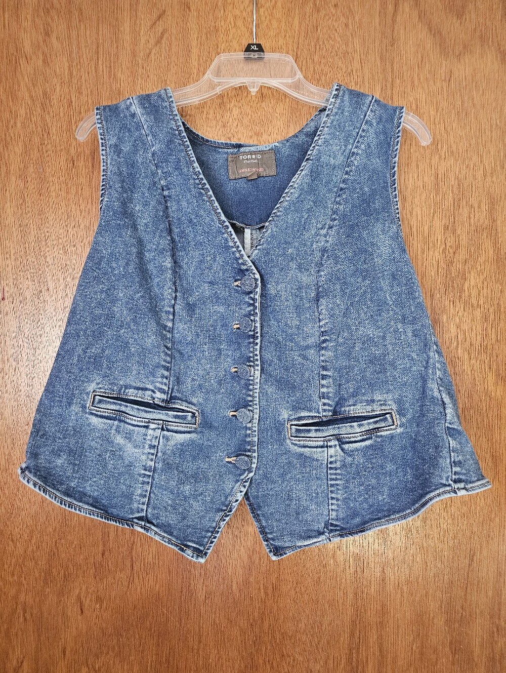 Torrid Size 1 Denim Tailored Vest